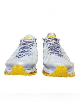 Nike Air Max+ 2010 Livestrong Silver Gold Running Sneakers | Women's 9.5